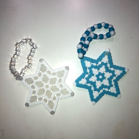 Snowflake Kandi Bracelets - Picture 2 of 3
